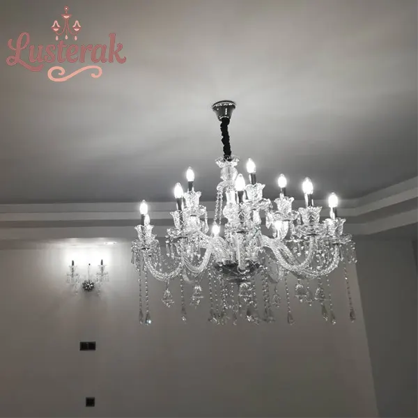 لوستر دو طبقه کوچک