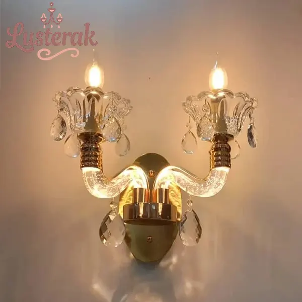 دیوارکوب کریستالی پذیرایی
